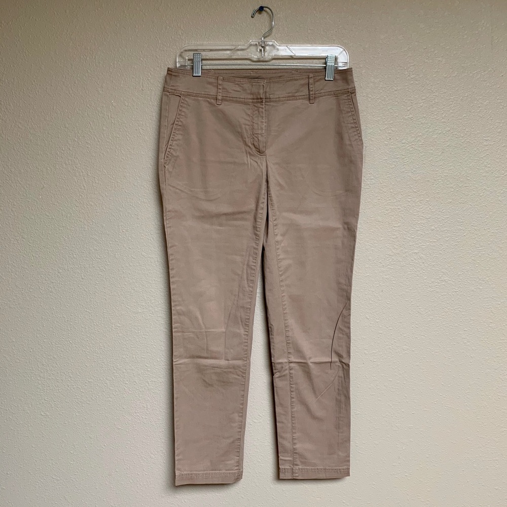 Eileen Fisher organic cotton khaki pants 2 NWOT